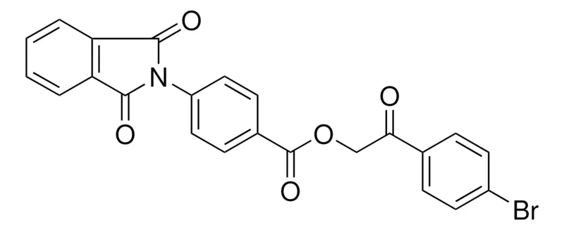 Sigma-Aldrich 4-(1,3-DIOXO-1,3-2H-ISOINDOL-2-YL)-BENZOIC ACID 2-(4-BR-PH)-2-OXO-ETHYL ESTER,AldrichCPR