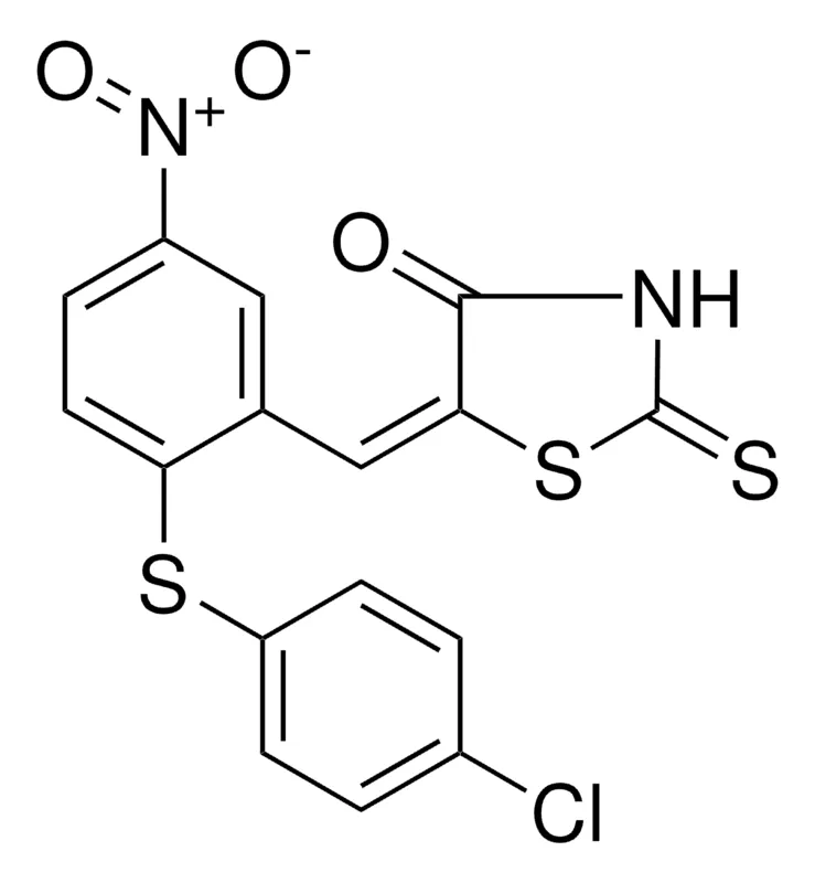 Sigma-Aldrich 5-(2-((4-CHLOROPHENYL)THIO)-5-NITROBENZYLIDENE)-2-THIOXO-1,3-THIAZOLIDIN-4-ONE,AldrichCPR
