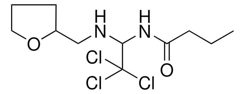 Sigma-Aldrich N-(2,2,2-TRICHLORO-1-((TETRAHYDRO-FURAN-2-YLMETHYL)-AMINO)-ETHYL)-BUTYRAMIDE,AldrichCPR