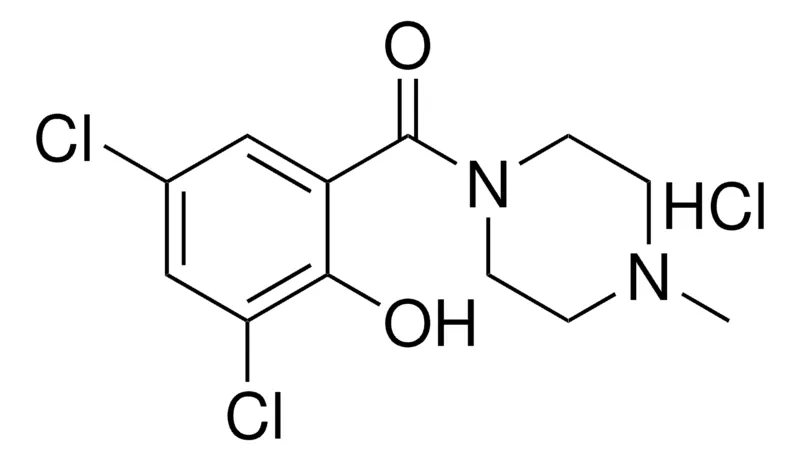 Sigma-Aldrich (3,5-DICHLORO-2-HYDROXY-PHENYL)-(4-ME-PIPERAZIN-1-YL)-METHANONE, HYDROCHLORIDE,AldrichCPR