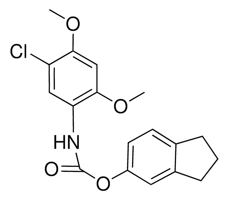 Sigma-Aldrich 5-INDANYL N-(5-CHLORO-2,4-DIMETHOXYPHENYL)CARBAMATE,AldrichCPR