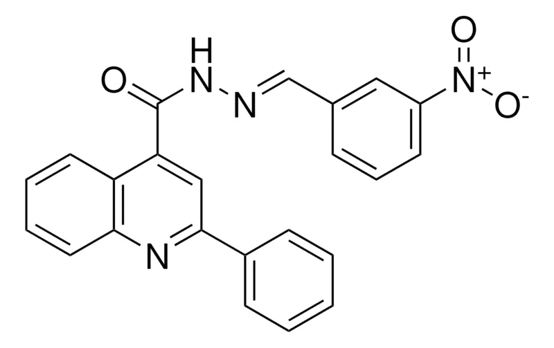 Sigma-Aldrich 2-PHENYL-QUINOLINE-4-CARBOXYLIC ACID (3-NITRO-BENZYLIDENE)-HYDRAZIDE,AldrichCPR