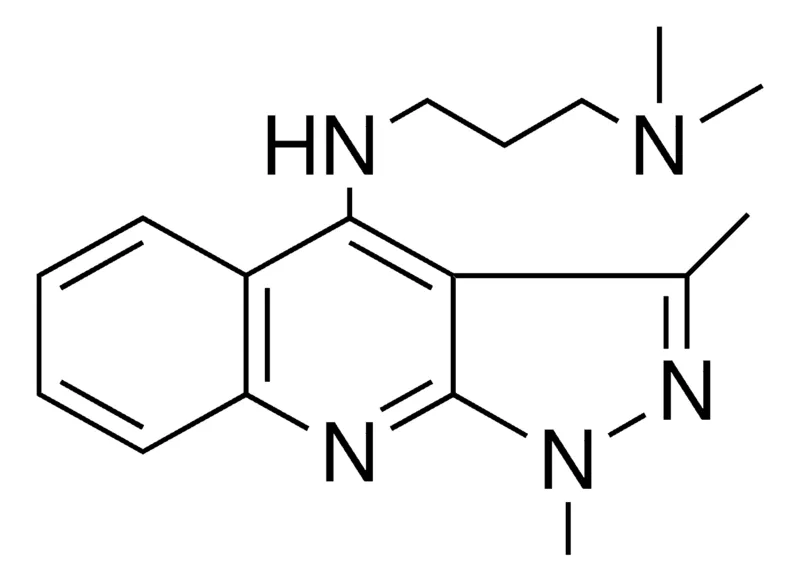 Sigma-Aldrich 1,3-DIMETHYL-4-(3-(DIMETHYLAMINO)PROPYLAMINO)-1H-PYRAZOLO(3,4-B)QUINOLINE,AldrichCPR