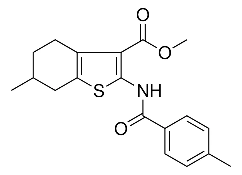Sigma-Aldrich ME 6-ME-2-((4-ME-BENZOYL)AMINO)4,5,6,7-TETRAHYDRO-1-BENZOTHIOPHENE-3-CARBOXYLATE,AldrichCPR