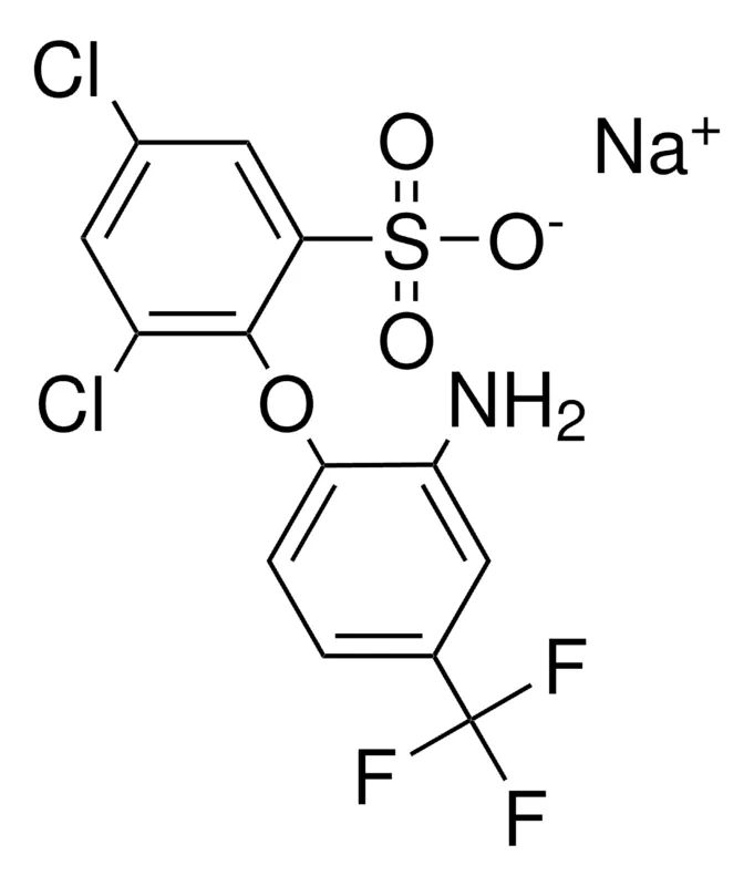 Sigma-Aldrich 2-(2-AMINO-A,A,A-TRIFLUORO-P-TOLYLOXY)-3,5-DICHLOROBENZENESULFONIC ACID, NA SALT，AldrichCPR