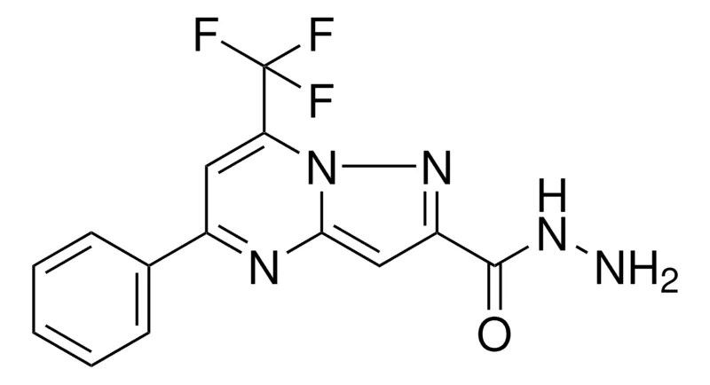 Sigma-Aldrich 5-PHENYL-7-TRIFLUOROMETHYL-PYRAZOLO(1,5-A)PYRIMIDINE-2-CARBOXYLIC ACID HYDRAZIDE,AldrichCPR