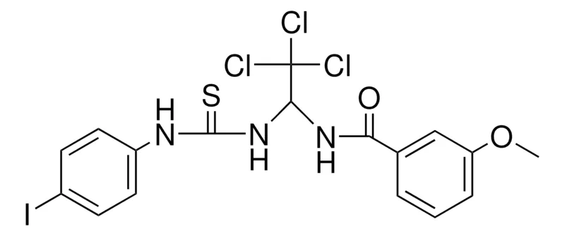 Sigma-Aldrich 3-METHOXY-N-(2,2,2-TRICHLORO-1-(3-(4-IODO-PHENYL)-THIOUREIDO)-ETHYL)-BENZAMIDE,AldrichCPR