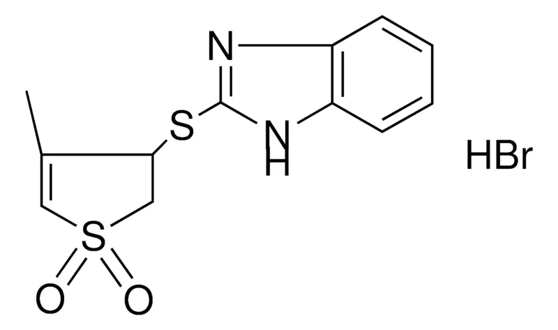 Sigma-Aldrich 2-(4-METHYL-1,1-DIOXO-2,3-2H-1H-THIOPHEN-3-YLSULFANYL)-1H-BENZOIMIDAZOLE, HBR，AldrichCPR