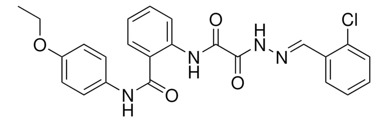 Sigma-Aldrich 2-(((2-(2-CHLOROBENZYLIDENE)HYDRAZINO)(OXO)AC)AMINO)-N-(4-ETHOXYPHENYL)BENZAMIDE,AldrichCPR