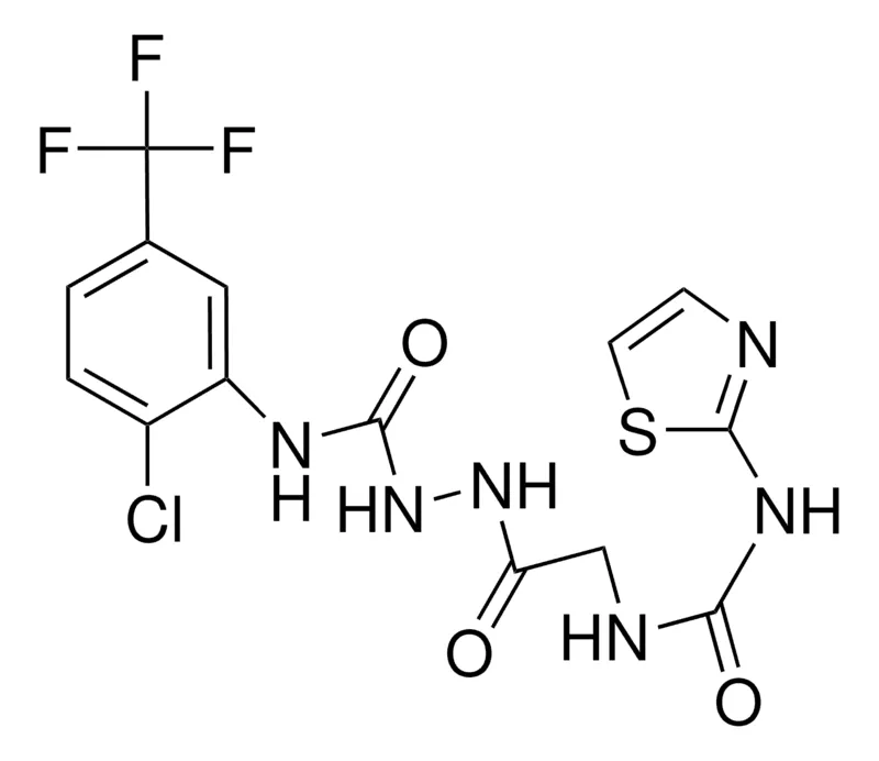 Sigma-Aldrich 2-(3-(2-THIAZOLYL)UREIDO)ACETIC ACID N2-(N-(2-CHLORO-5-(TRIFLUOROMETHYL)PHENYL)CARBAMOYL)HYDRAZINE,AldrichCPR