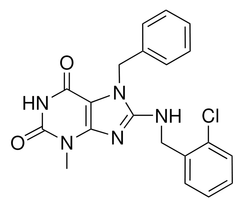 Sigma-Aldrich 7-BENZYL-8-((2-CHLOROBENZYL)AMINO)-3-METHYL-3,7-DIHYDRO-1H-PURINE-2,6-DIONE,AldrichCPR