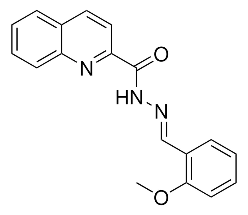 Sigma-Aldrich QUINOLINE-2-CARBOXYLIC ACID (2-METHOXY-BENZYLIDENE)-HYDRAZIDE,AldrichCPR