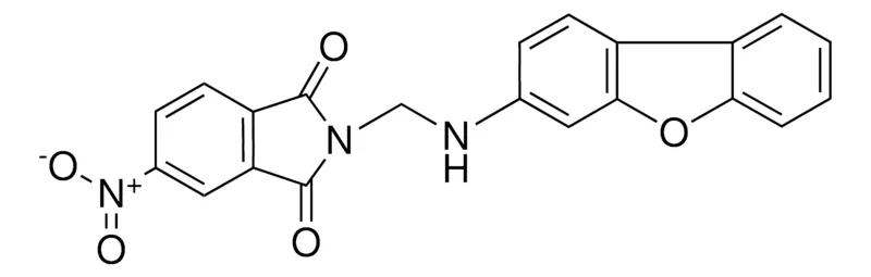 Sigma-Aldrich 2-(DIBENZOFURAN-3-YLAMINOMETHYL)-5-NITRO-ISOINDOLE-1,3-DIONE,AldrichCPR