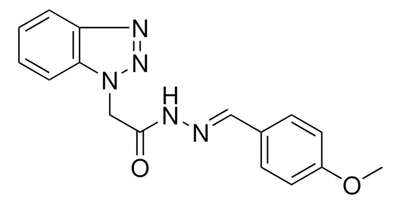 Sigma-Aldrich 2-BENZOTRIAZOL-1-YL-ACETIC ACID (4-METHOXY-BENZYLIDENE)-HYDRAZIDE,AldrichCPR