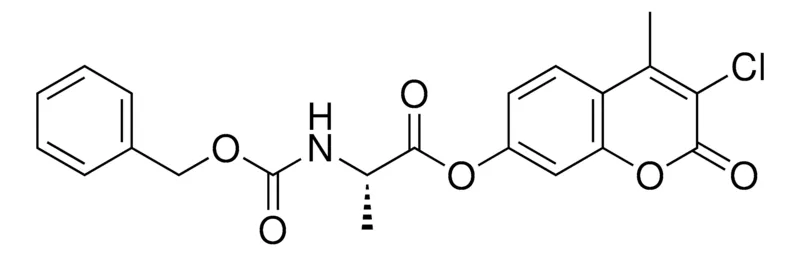 Sigma-Aldrich 2-BENZYLOXYCARBONYLAMINO-PROPIONIC ACID 3-CL-4-ME-2-OXO-2H-CHROMEN-7-YL ESTER,AldrichCPR