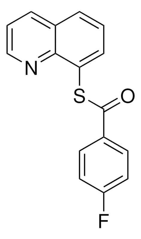 Sigma-Aldrich 4-FLUORO-THIOBENZOIC ACID S-QUINOLIN-8-YL ESTER,AldrichCPR