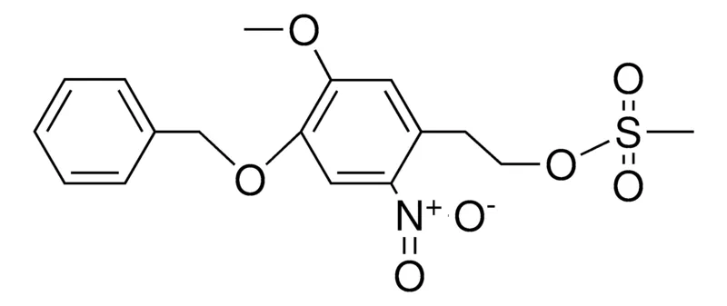 Sigma-Aldrich METHANESULFONIC ACID 2-(4-BENZYLOXY-5-METHOXY-2-NITRO-PHENYL)-ETHYL ESTER,AldrichCPR