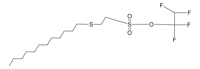 Sigma-Aldrich 2-DODECYLSULFANYL-ETHANESULFONIC ACID 2,2,3,3-TETRAFLUORO-PROPYL ESTER,AldrichCPR
