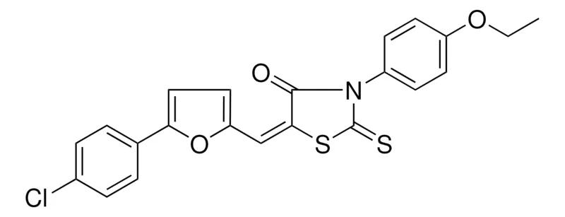 Sigma-Aldrich 5-(5-(4-CL-PH)-FURAN-2-YLMETHYLENE)-3-(4-ETHOXY-PH)-2-THIOXO-THIAZOLIDIN-4-ONE,AldrichCPR