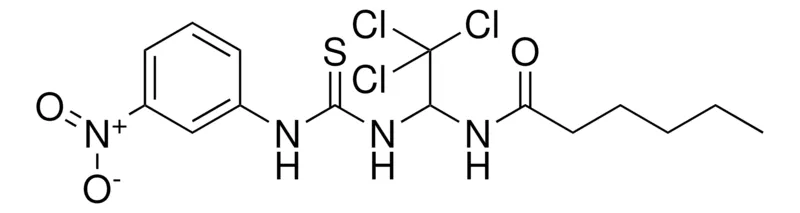 Sigma-Aldrich HEXANOIC ACID (2,2,2-TRICHLORO-1-(3-(3-NITRO-PHENYL)-THIOUREIDO)-ETHYL)-AMIDE,AldrichCPR