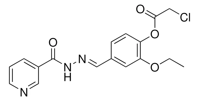 Sigma-Aldrich CL-ACETIC ACID 2-ETHOXY-4-((PYRIDINE-3-CARBONYL)-HYDRAZONOMETHYL)-PHENYL ESTER，AldrichCPR
