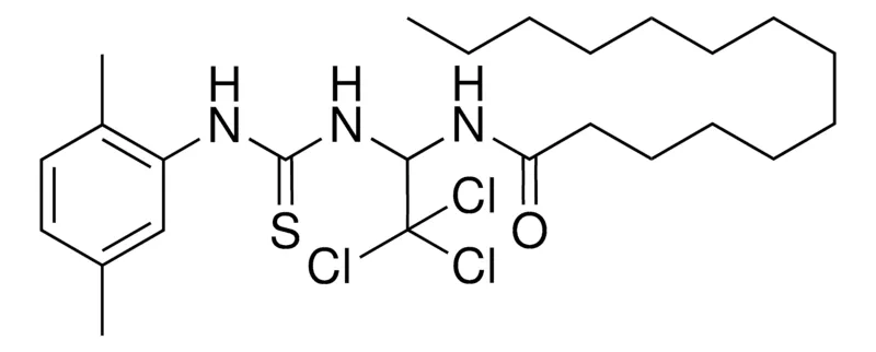 Sigma-Aldrich TETRADECANOIC ACID (2,2,2-TRICHLORO-1-(3-(2,5-DIMETHYL-PH)-THIOUREIDO)-ET)-AMIDE,AldrichCPR