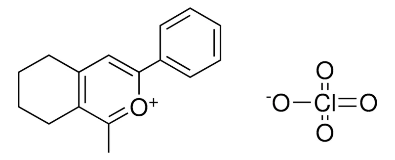 Sigma-Aldrich 1-METHYL-3-PHENYL-5,6,7,8-TETRAHYDRO-ISOCHROMENYLIUM, PERCHLORATE,AldrichCPR