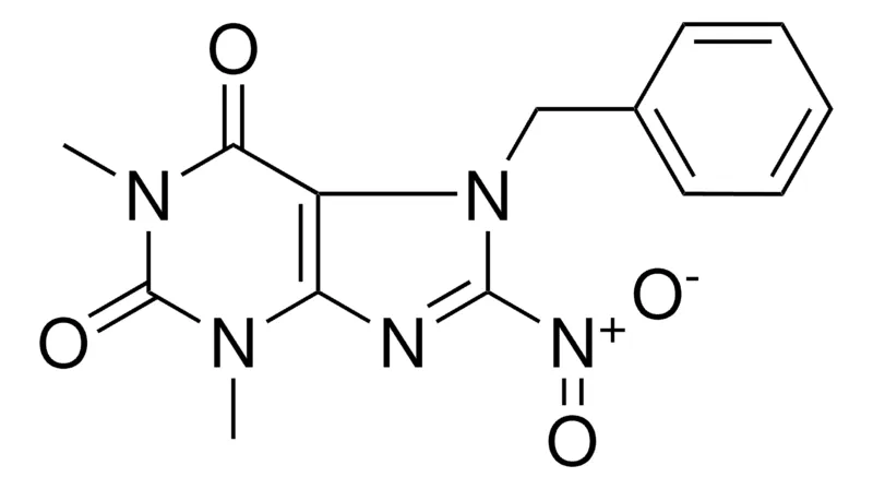 Sigma-Aldrich 7-BENZYL-1,3-DIMETHYL-8-NITRO-3,7-DIHYDRO-1H-PURINE-2,6-DIONE,AldrichCPR
