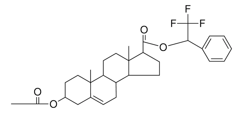 Sigma-Aldrich (+)-1-PHENYL-2,2,2-TRIFLUOROETHYL 3-ACETOXY-5-ANDROSTENE-17BETA-CARBOXYLATE,AldrichCPR