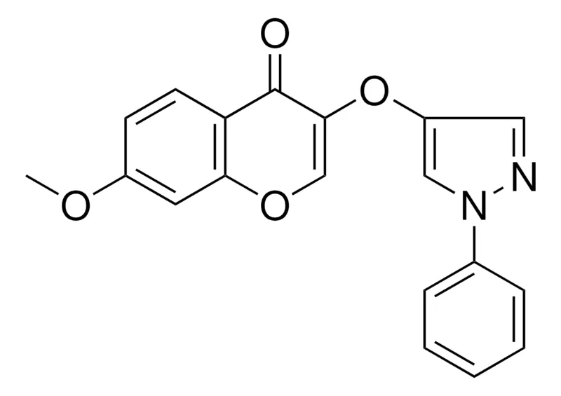 Sigma-Aldrich 7-METHOXY-3-((1-PHENYL-1H-PYRAZOL-4-YL)OXY)-4H-CHROMEN-4-ONE,AldrichCPR