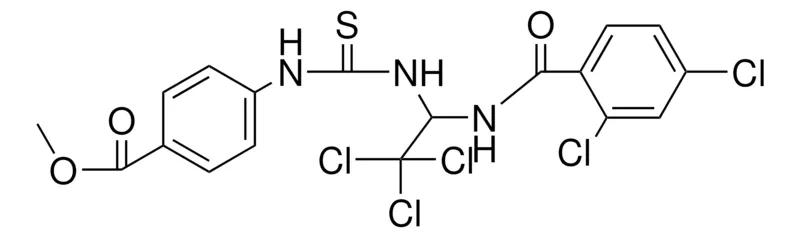 Sigma-Aldrich 4-(3-(TRICHLORO-1-(2,4-DI-CL-BENZOYLAMINO)-ET)-THIOUREIDO)-BENZOIC ACID ME ESTER,AldrichCPR