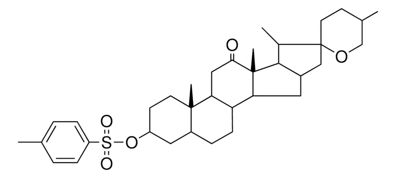 Sigma-Aldrich (4AR,6AR)-4A,5',6A,7-TETRAMETHYL-6-OXODOCOSAHYDRO-1H-SPIRO[PENTALENO[2,1-A]PHENANTHRENE-8,2'-PYRAN]-2-YL 4-METHYLBENZENESULFONATE，AldrichCPR