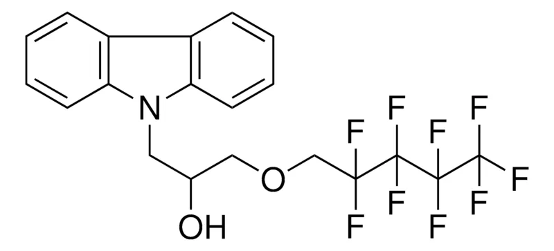 Sigma-Aldrich 1-CARBAZOL-9-YL-3-(2,2,3,3,4,4,5,5,5-NONAFLUORO-PENTYLOXY)-PROPAN-2-OL,AldrichCPR