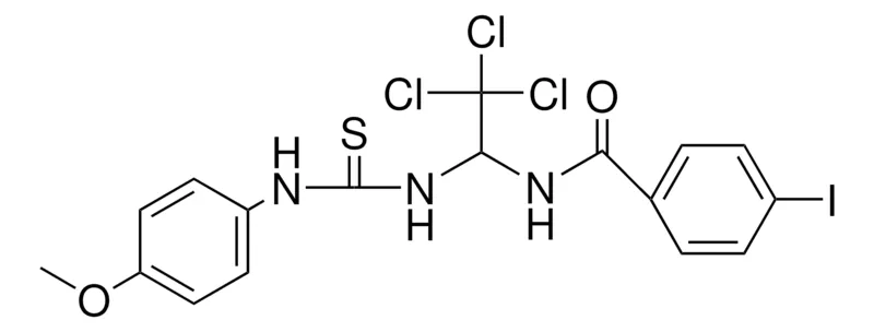 Sigma-Aldrich 4-IODO-N-(2,2,2-TRICHLORO-1-(3-(4-METHOXY-PHENYL)-THIOUREIDO)-ETHYL)-BENZAMIDE,AldrichCPR