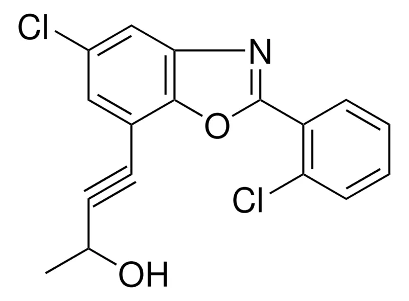 Sigma-Aldrich 4-(5-CHLORO-2-(2-CHLOROPHENYL)-1,3-BENZOXAZOL-7-YL)-3-BUTYN-2-OL，AldrichCPR