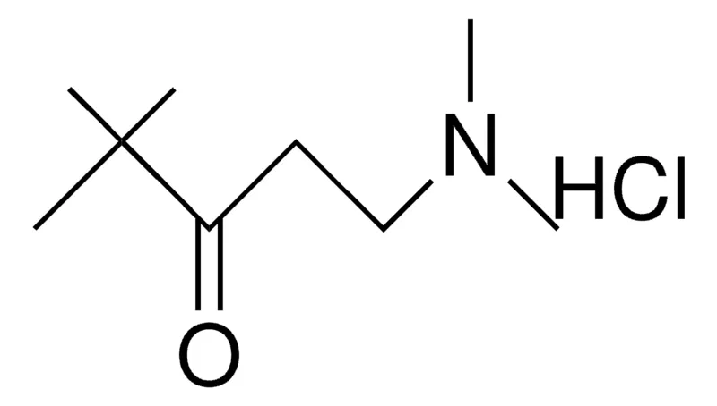 Sigma-Aldrich 2,2-DIMETHYL-5-DIMETHYLAMINO-3-PENTANONE HYDROCHLORIDE,AldrichCPR