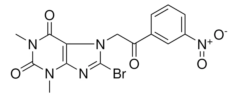 Sigma-Aldrich 8-BR-1,3-DIMETHYL-7-(2-(3-NITRO-PH)-2-OXO-ETHYL)-3,7-DIHYDRO-PURINE-2,6-DIONE,AldrichCPR