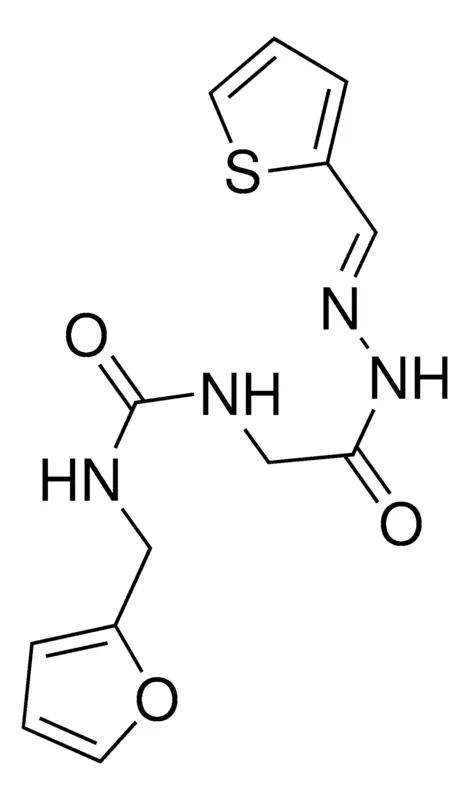 Sigma-Aldrich 2-(3-FURFURYLUREIDO)ACETIC (2-THIENYLMETHYLENE)HYDRAZIDE,AldrichCPR