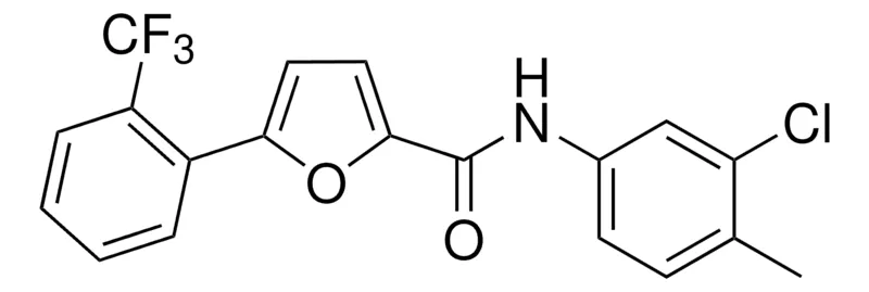 Sigma-Aldrich N-(3-CHLORO-4-METHYLPHENYL)-5-(2-(TRIFLUOROMETHYL)PHENYL)-2-FURAMIDE,AldrichCPR