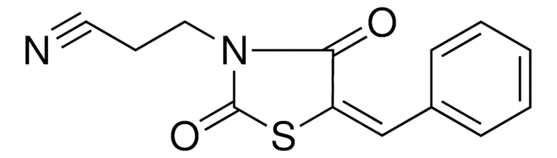 Sigma-Aldrich 3-(5-BENZYLIDENE-2,4-DIOXO-1,3-THIAZOLIDIN-3-YL)PROPANENITRILE，AldrichCPR
