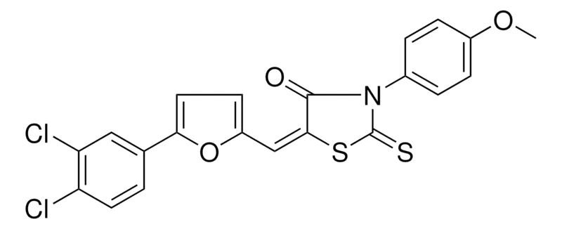 Sigma-Aldrich 5-(5-(3,4-DI-CL-PH)-FURAN-2-YLMETHYLENE)-3-(4-MEO-PH)-2-THIOXO-THIAZOLIDIN-4-ONE，AldrichCPR