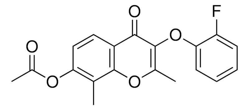 Sigma-Aldrich ACETIC ACID 3-(2-FLUORO-PHENOXY)-2,8-DIMETHYL-4-OXO-4H-CHROMEN-7-YL ESTER,AldrichCPR