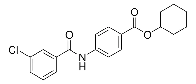 Sigma-Aldrich 4-(3-CHLORO-BENZOYLAMINO)-BENZOIC ACID CYCLOHEXYL ESTER,AldrichCPR