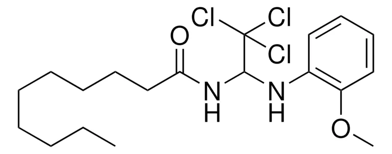 Sigma-Aldrich DECANOIC ACID (2,2,2-TRICHLORO-1-(2-METHOXY-PHENYLAMINO)-ETHYL)-AMIDE,AldrichCPR