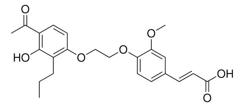Sigma-Aldrich 3-(4-(2-(4-ACETYL-3-HYDROXY-2-PROPYLPHENOXY)ETHOXY)-3-METHOXYPHENYL)ACRYLIC ACID,AldrichCPR