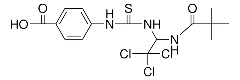 Sigma-Aldrich 4-(3-(2,2,2-TRICHLORO-1-(2,2-DI-ME-PROPIONYLAMINO)-ET)-THIOUREIDO)-BENZOIC ACID,AldrichCPR