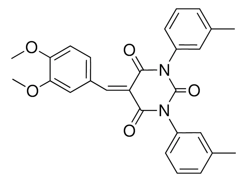 Sigma-Aldrich 5-(3,4-DIMETHOXY-BENZYLIDENE)-1,3-DI-M-TOLYL-PYRIMIDINE-2,4,6-TRIONE，AldrichCPR
