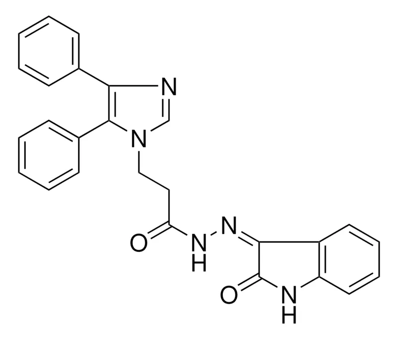 Sigma-Aldrich 3-(4,5-DIPHENYL-1H-IMIDAZOL-1-YL)-N'-[(3Z)-2-OXO-1,2-DIHYDRO-3H-INDOL-3-YLIDENE]PROPANOHYDRAZIDE，AldrichCPR