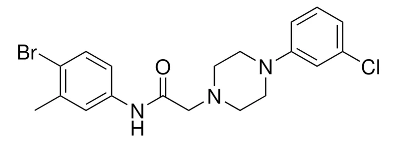 Sigma-Aldrich N-(4-BROMO-3-METHYL-PHENYL)-2-(4-(3-CHLORO-PHENYL)-PIPERAZIN-1-YL)-ACETAMIDE,AldrichCPR