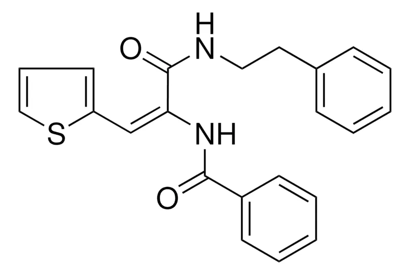 Sigma-Aldrich N-(1-PHENETHYLCARBAMOYL-2-THIOPHEN-2-YL-VINYL)-BENZAMIDE,AldrichCPR